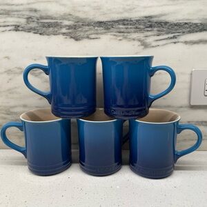 Le Creuset Vancouver Mug Blues, set of 5